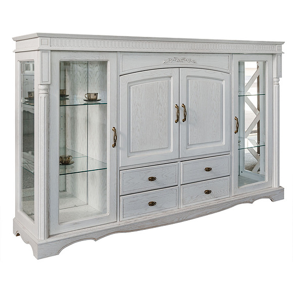 Тумба-бар «Паола 2104» БМ670, Цвет: Розовый пепел