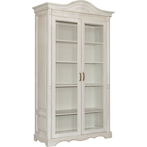 Шкаф книжный 2д «Паола 2128» БМ672, Цвет: Розовый пепел