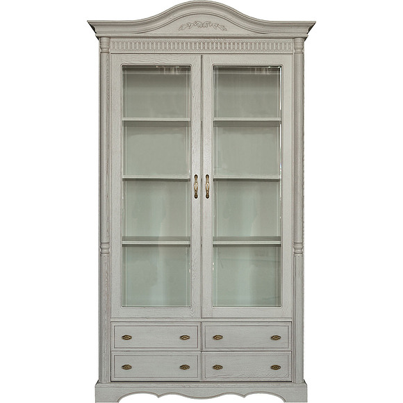 Шкаф книжный 2д «Паола 2151» БМ672, Цвет: Розовый пепел