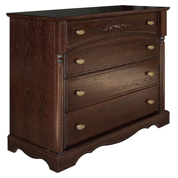 Комод «Паола 2161» БМ671, Цвет: Горячий шоколад