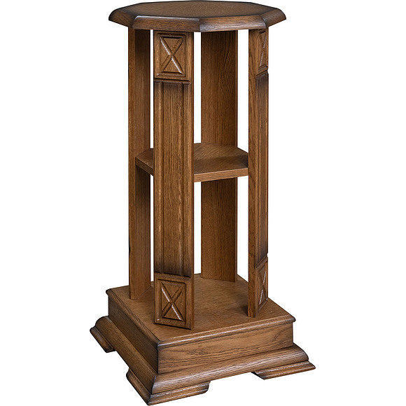 Подставка декоративная «Верди Люкс 2» П487.25, Цвет: Дуб рустикаль с патинированием (Podstavka-dekorativnaya_Verdi_Luks_2_P487-25_dyb_rystikal_s_patinirovaniem.jpg) Подставка декоративная «Верди Люкс 2» П487.25, Цвет: Дуб рустикаль с патинированием