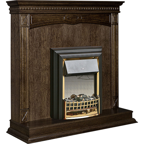 Портал для камина «Верди Люкс 1» П487.24, Цвет: Табак