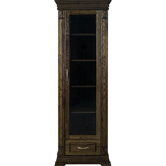 Шкаф «Верди Люкс 1/1» П487.26, Цвет: Венге