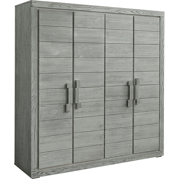 Шкаф 4-х дверный «Концепт 2439Бр» БМ781, Цвет: Дымка