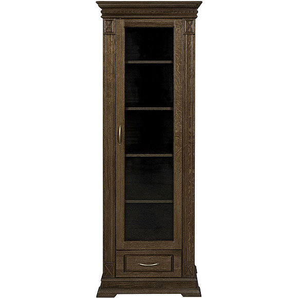 Шкаф «Верди Люкс 1/1» П487.26, Цвет: Табак