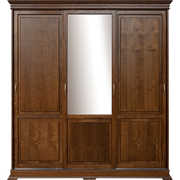 Шкаф-купе «Верди Люкс» П434.61, Цвет: Черешня