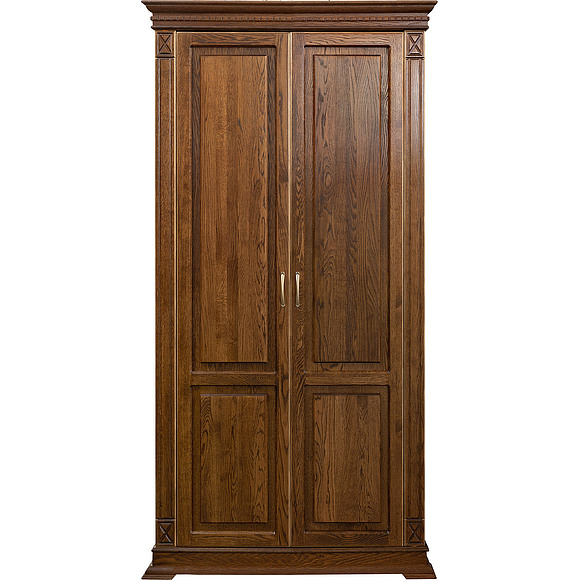 Шкаф «Верди Люкс» П434.11, Цвет: Черешня с золочением