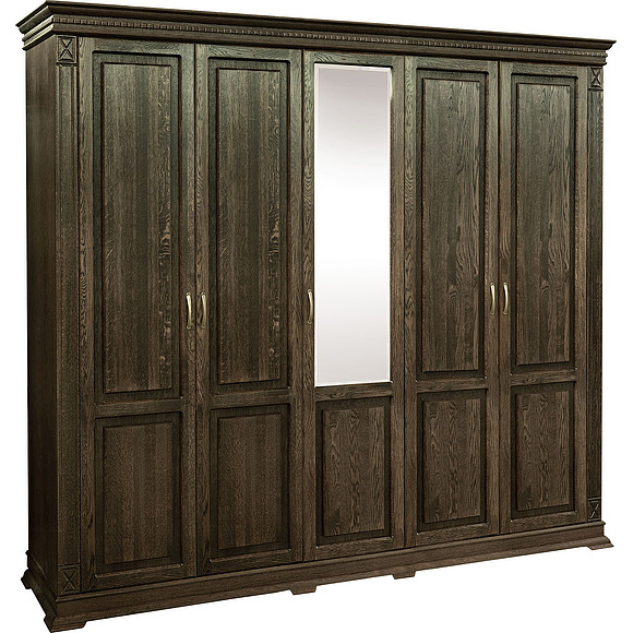 Шкаф «Верди Люкс» П434.12, Цвет: Табак