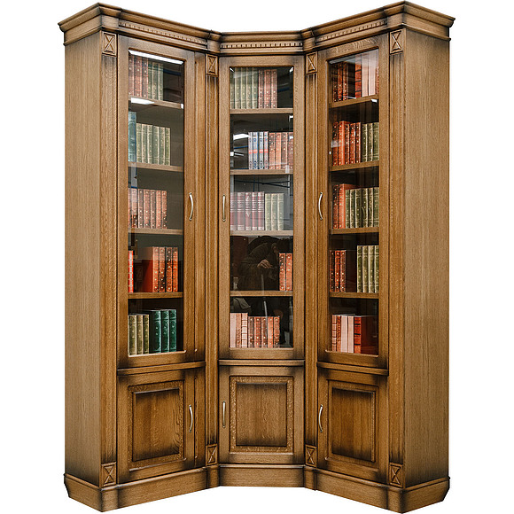 Шкаф «Верди Люкс 1» П523.Н1, Цвет: Дуб рустикаль с патинированием