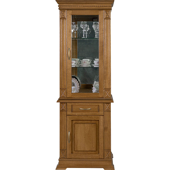 Шкаф комбинированный «Верди Люкс 1з» П487.34, Цвет: Дуб рустикаль