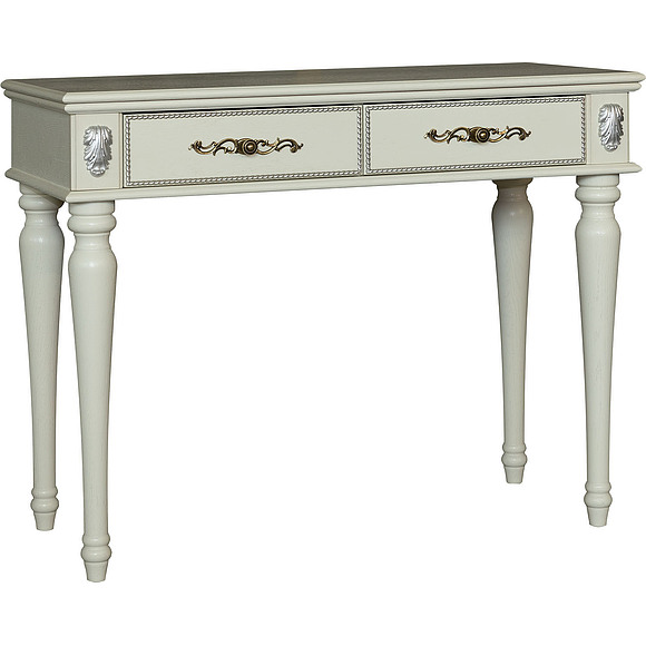 Стол «Милана 22Тс» П294.22с, Цвет: Слоновая кость с серебром