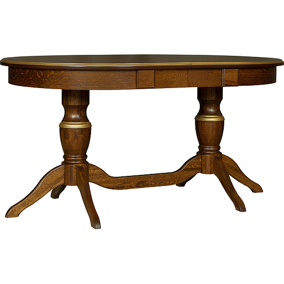 Стол «Верди 2РД» П106.06-01, Цвет: Черешня с золочением