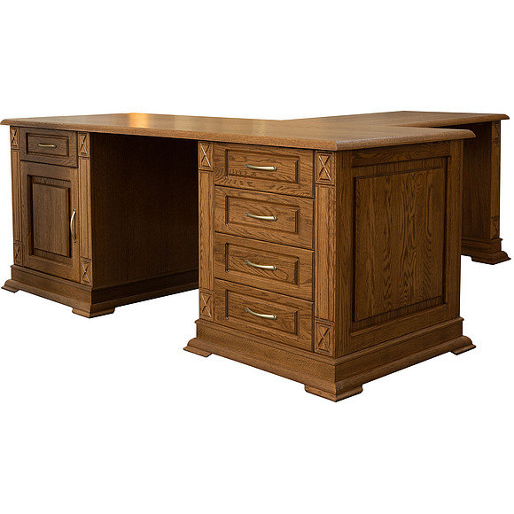 Стол письменный «Верди Люкс 8» П432.13, Цвет: Дуб рустикаль