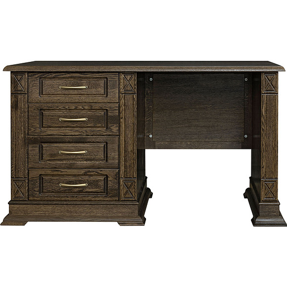 Стол письменный «Верди Люкс 9.1» П432.14-01, Цвет: Табак