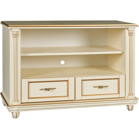 Тумба «Валенсия ТВ1» П244.23, Цвет: Античная темпера с золотом