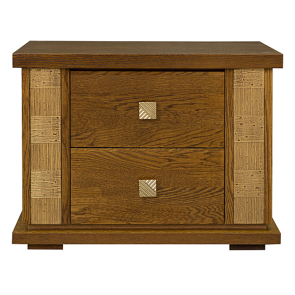 Тумба прикроватная «Тунис» П344.04, Цвет: Черешня с золочением