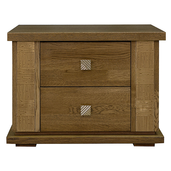 Тумба прикроватная «Тунис» П344.04, Цвет: дуб рустикаль с золочением