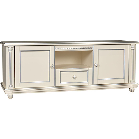 Тумба «Валенсия» П444.01, Цвет: Античная темпера с серебром (Tumba_Valensiya_P444-01_antiq_tempera_serebro.jpg) Тумба «Валенсия» П444.01, Цвет: Античная темпера с серебром