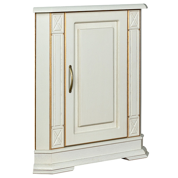 Тумба «Верди Люкс 1/1у» П487.15, Цвет: Слоновая кость с золочением (Tumba_Verdi1-1u_P487-15_slonkost_zoloto.jpg) Тумба «Верди Люкс 1/1у» П487.15, Цвет: Слоновая кость с золочением