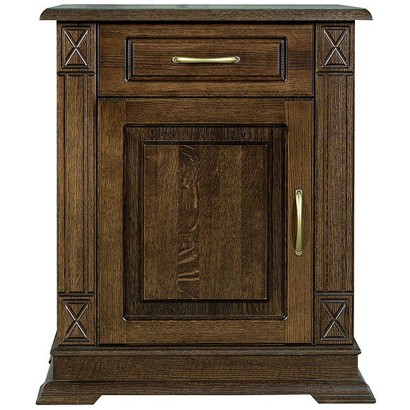 Тумба «Верди Люкс 1» П487.32-01, Цвет: Венге (Tumba_VerdiLux1_P487-32-01_venge-1.jpg) Тумба «Верди Люкс 1» П487.32-01, Цвет: Венге