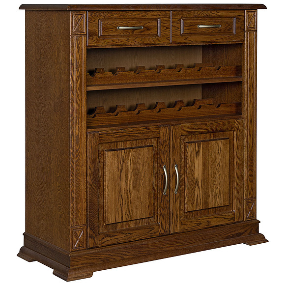 Тумба «Верди Люкс 2/1» П487.42, Цвет: Черешня