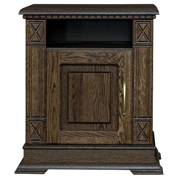 Тумба прикроватная «Верди Люкс» П434.03-1, Цвет: Табак