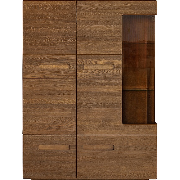 Шкаф-витрина 2д «Хедмарк 2244Бр» БМ760, Цвет: Венге