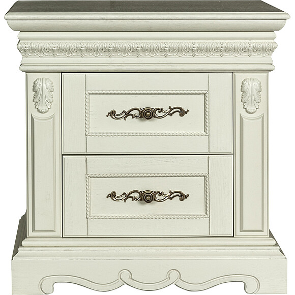 Тумба прикроватная «Милана 03с» П294.03с, Цвет: Слоновая кость