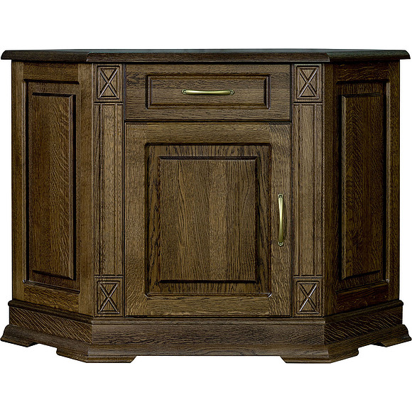 Тумба «Верди Люкс 1у» П487.01-01, Цвет: Табак (Tymba_Verdi_Luks_1y_P487-01-01_tabak-.jpg) Тумба «Верди Люкс 1у» П487.01-01, Цвет: Табак