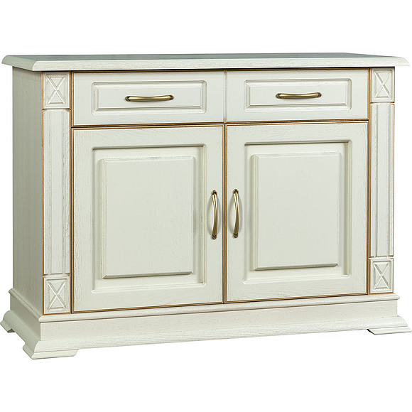 Тумба «Верди Люкс 2» П487.02, Цвет: Слоновая кость с золочением (Tymba_Verdi_Luks_2_P487-02_slon_kost_s_zolochemiem.jpg) Тумба «Верди Люкс 2» П487.02, Цвет: Слоновая кость с золочением