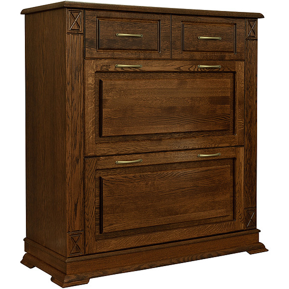 Тумба для обуви «Верди Люкс» П433.21, Цвет: Черешня