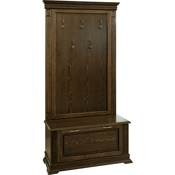 Тумба с вешалкой «Верди Люкс» П433.06, Цвет: Венге