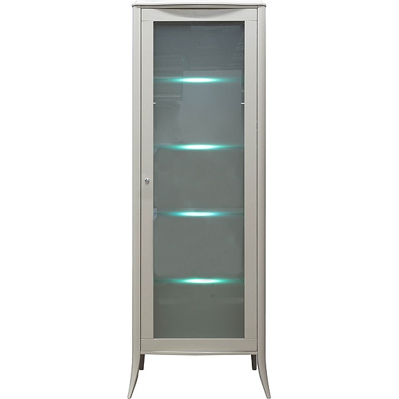 Шкаф с витриной «Тиффани 2425» БМ680, Цвет: Олива