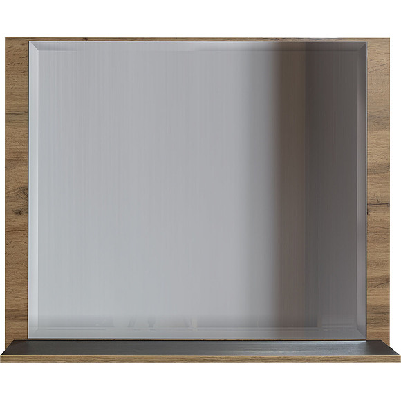 Зеркало настенное «Блэквуд» П570.04, Цвет: Дуб Вотан + чёрный (Zerkalo-navesnoe-P570-04.jpg) Зеркало настенное «Блэквуд» П570.04, Цвет: Дуб Вотан + чёрный