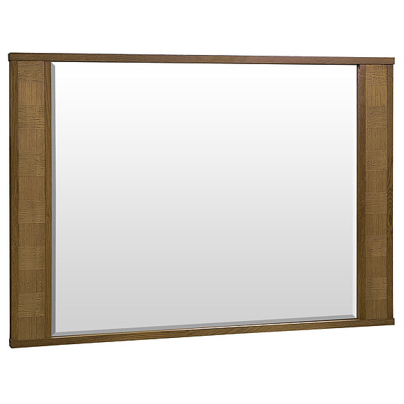 Зеркало настенное «Тунис» П344.03, Цвет: дуб рустикаль с золочением