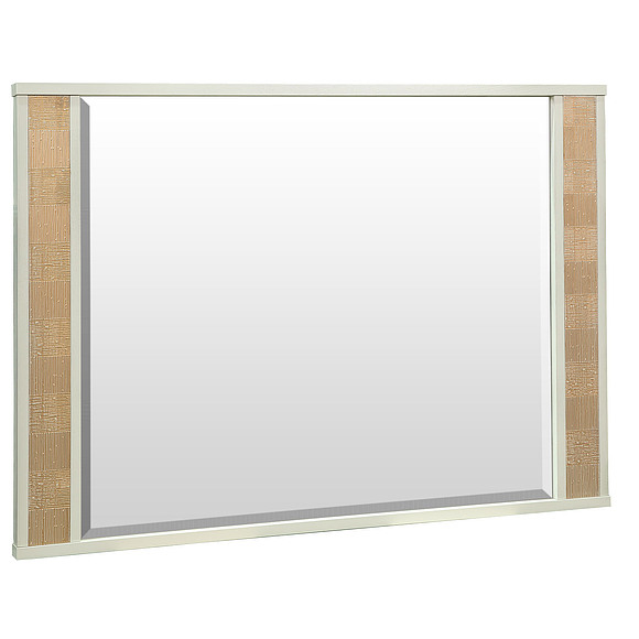 Зеркало настенное «Тунис» П344.03, Цвет: Слоновая кость с золочением