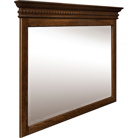 Зеркало настенное «Верди Люкс 2» П434.160, Цвет: Черешня с золочением