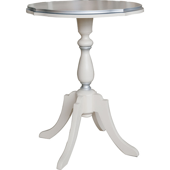 Стол журнальный «Валенсия 22» П375.07, Цвет: Античная темпера с серебром