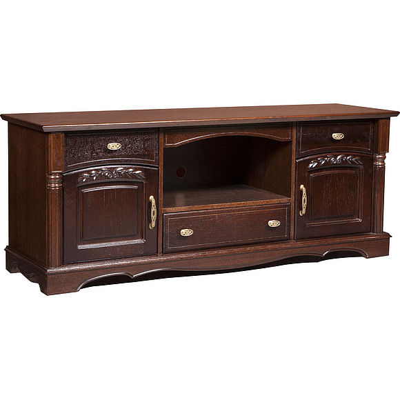 Тумба под ТВ «Паола 2103» БМ670, Цвет: Горячий шоколад