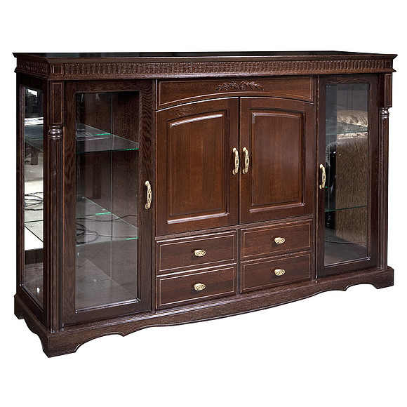 Тумба-бар «Паола 2104» БМ670, Цвет: Горячий шоколад