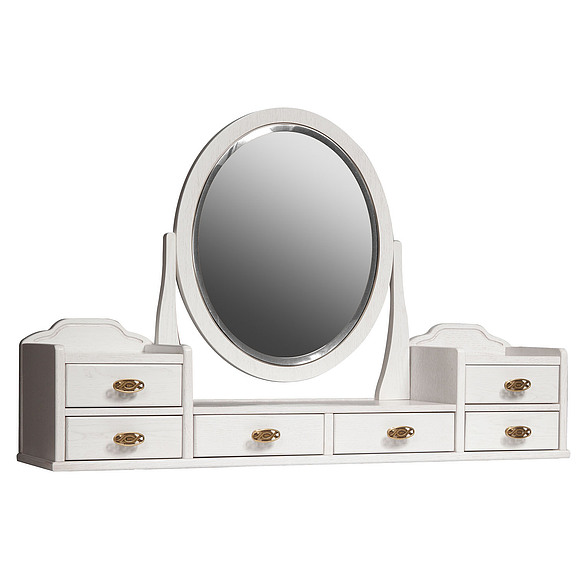 Зеркало-надставка «Паола 2330» БМ671, Цвет: Розовый пепел