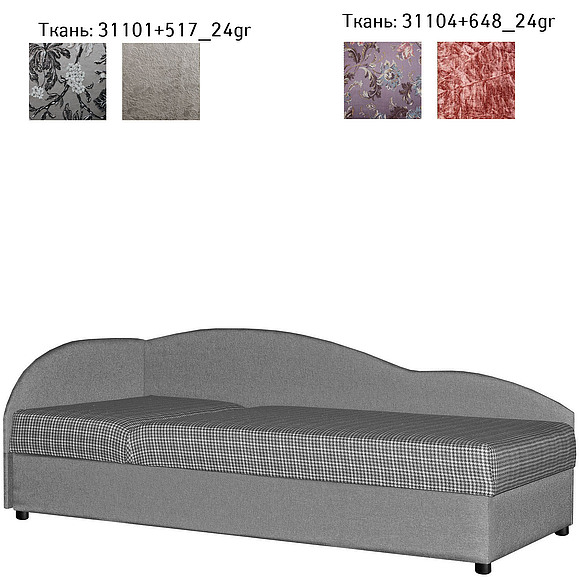 Тахта «Дана» (90 П/ЛТ), Материал: ткань, Группа ткани: 24 группа