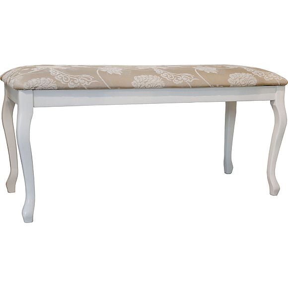 Скамья «Элис 03» П292-03, Материал: ткань, Цвет: Слоновая кость