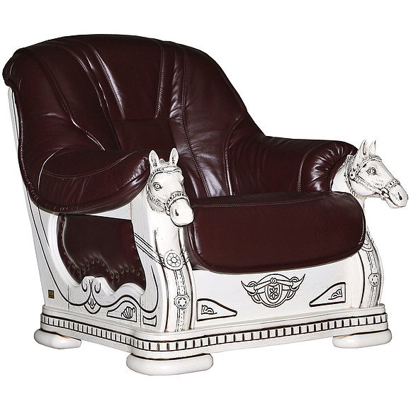 Кресло «Фаворит» (12), Материал: натуральная кожа, Группа ткани: 150 группа