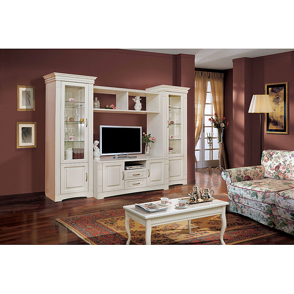 Набор корпусной мебели «Верди Т1» П398.Н1, Цвет: Слоновая кость