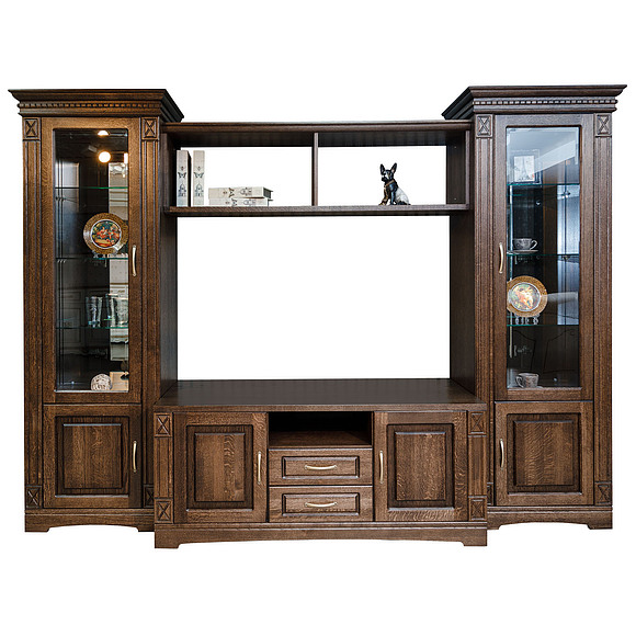 Набор корпусной мебели «Верди Т1» П398.Н1, Цвет: Табак