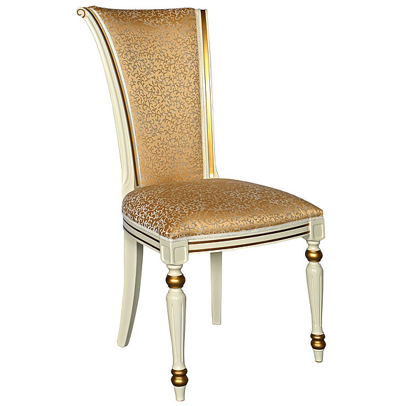 Стул «Идальго 2» П167-05, Цвет: Слоновая кость с золочением