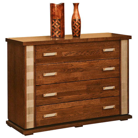 Комод «Тунис» П344.02, Цвет: Венге+золото