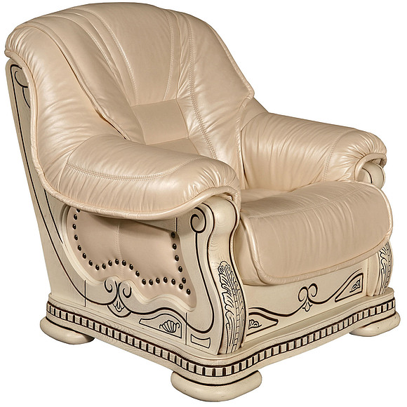 Кресло «Консул 2020/2020(-С)» (12), Материал: натуральная кожа, Группа ткани: 140 группа