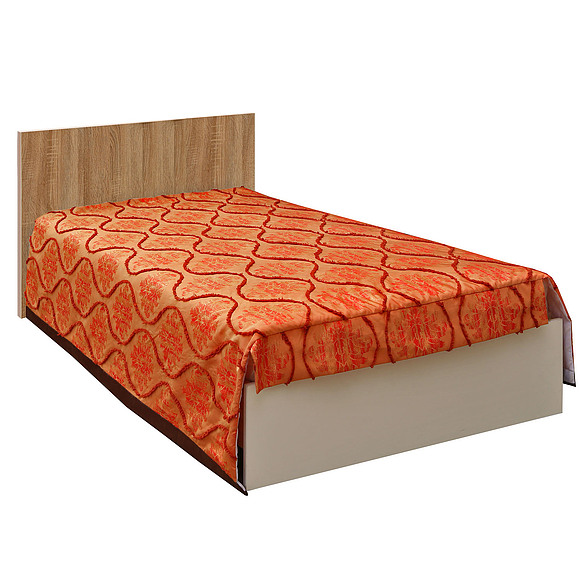 Кровать «Next» П033.002М, Материал: ДСП ламинированная, Цвет: Белый+дуб Сонома